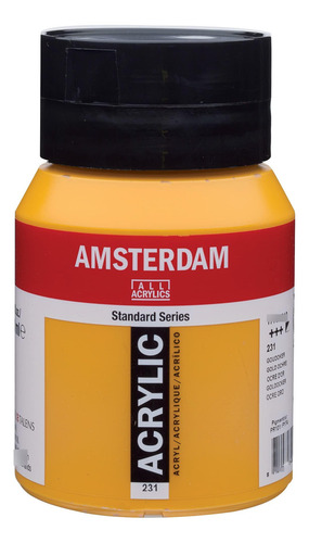 Tarro Acrílico Amsterdam 500 Ml Oro Ocre 231