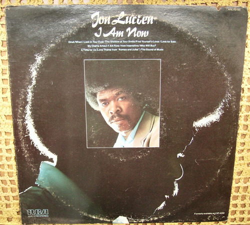 Jon Lucien / I Am Now - Lp De Vinilo Usa