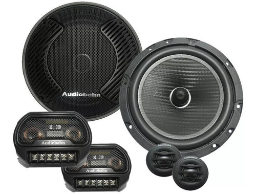 Set De Medios 6.5 Pulgadas Abc600y Audiobahn 600w Max Poder 