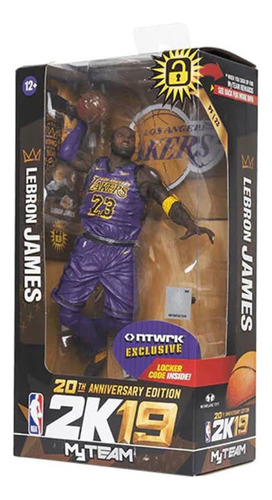 Lebron James Nba Mcfarlane Los Angeles Lakers 2k19 My Team (Usado)