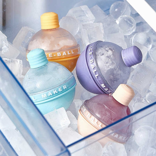Molde De Silicona Para Bolas De Hielo Con Forma De Bombilla