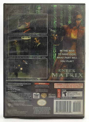 Enter The Matrix Gamecube Player's Choice * R G Gallery (Usado)