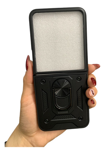 Funda Super Armor Alto Impacto Para Motorola Razr 60 Ultra Negro