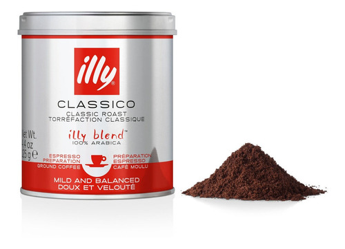 Café Illy Moído 125g Clássico