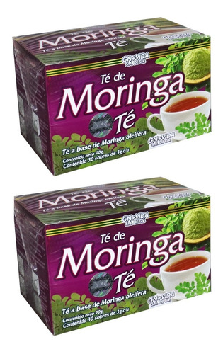 Te De Moringa Natural Mejora Tu Salud (2 Pzas) Envío Gratis