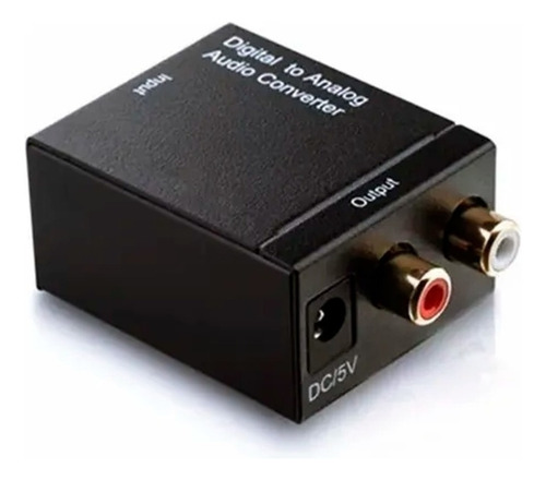 Convertidor de audio digital a analógico Salida P2 + fuente
