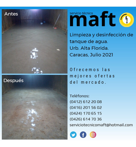 Imagen 5 de 10 de Limpieza Desinfección Lavado Reparación Tanques De Agua