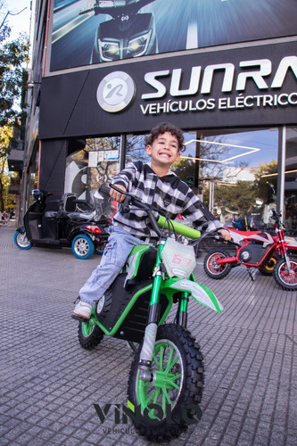 Moto Mini Enduro Electrica Sunra Casco + Envio / M