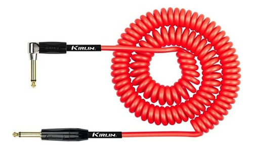 Cable Kirlin Guitarra Bajo 9 Mts Espiral, Reducción Ruido Rd