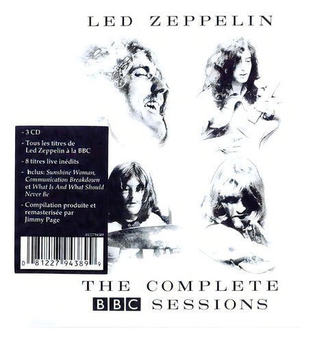 Led Zepellin The Complete Bbc Sessions Deluxe Edition 3 Cd's