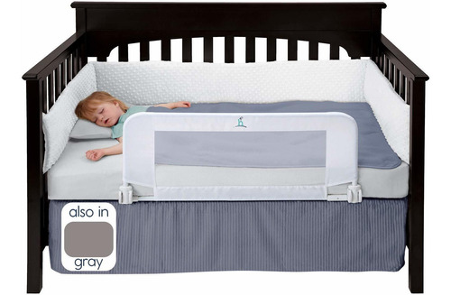  Convertible Crib Toddler Bed Rail Guard With Reinforce...