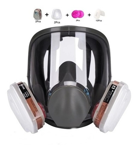 Mascara Respiratória Completa Kit 3m 6800química 17/1 Top 1