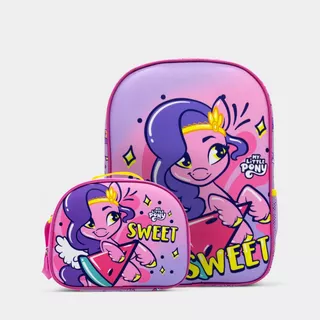 Set 2p Mini Mochila Childrens Club My Little Pony