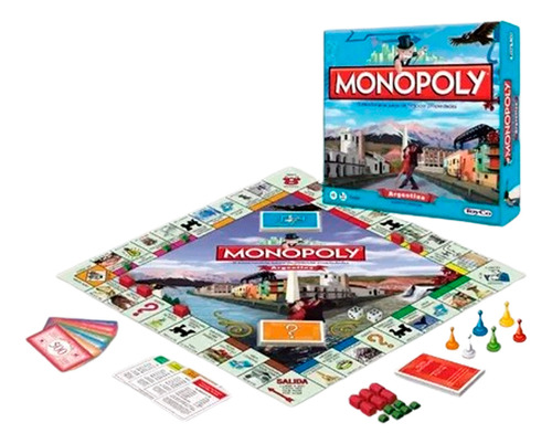 Monopoly Argentina Popular Juego De Mesa Original Toyco