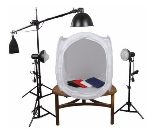 Kit Mini Estúdio Fotográfico Tenda 80cm Still Pk-st10 110v