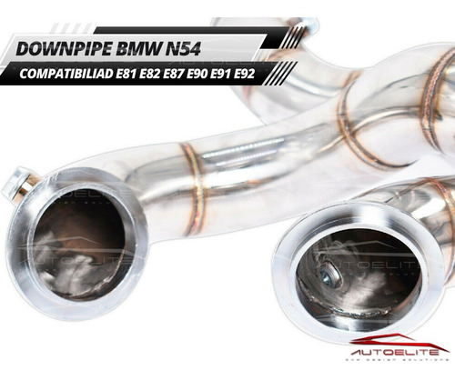 Imagen 3 de 10 de Downpipe Bmw 2/3/4 N54 135i 335i E82 E87 E81 E90 E92 E91