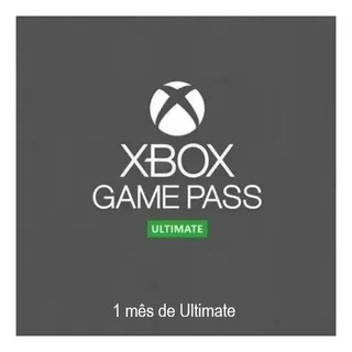 Xbox Game Pass Ultimate 1 Mês - Código 25 Dígitos