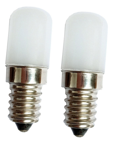 2 Piezas De Bombilla Pequeña Duradera 2w E14 Para Cocina