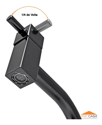 Torneira Alta Mesa Lav Lucca Black 1198 10 Anos