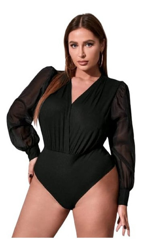 Body Polera Casual Para Gala Tallas Grandes Curvy Mb9