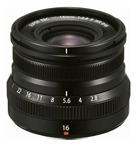 Fujifilm Fujinon Xf16mmf2.8 R Wr Lente Negro