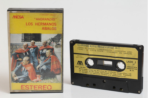 Cassette Los Hermanos Abalos Añoranzas 