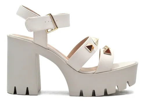 Sandalia plataforma best sale moda