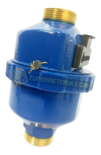 Contador Para Agua Volumetrico 3/4 Pulgada Bronce
