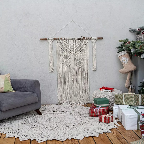 Cordón Algodón Torcido 4mm 100 Metros Para Macramé