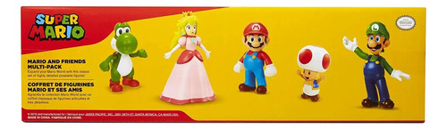 Muñeco Super Mario Y Amigos Set X5 Figuras 7cm 40504