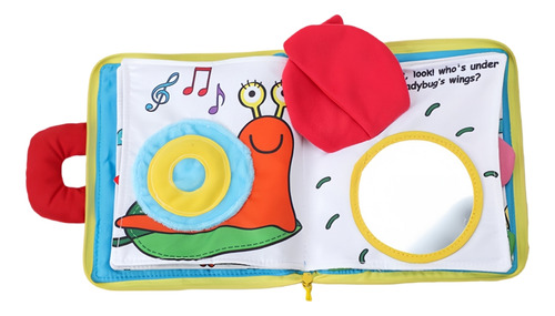 Libro De Tela Suave Para Bebés De Educación Temprana, Juguet
