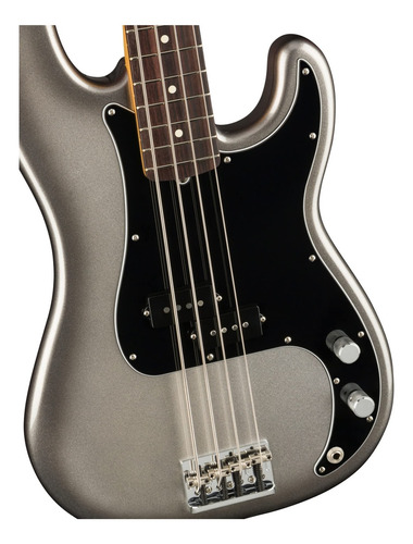 Fender American Professional Ii Precision Bass, Mercury, Ro. Color Mercurio