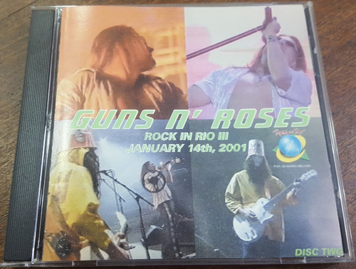 Guns N' Roses - Rock In Rio 3 2001 Vol 2 Cd Slash Metallic 