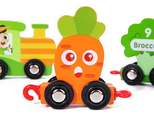 Building Blocks Words Train Set Educación Temprana Para