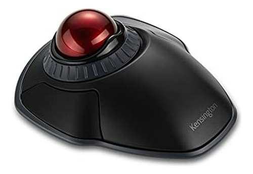 Trackball Inalámbrico Con Anillo De Desplazamiento - Negro-r