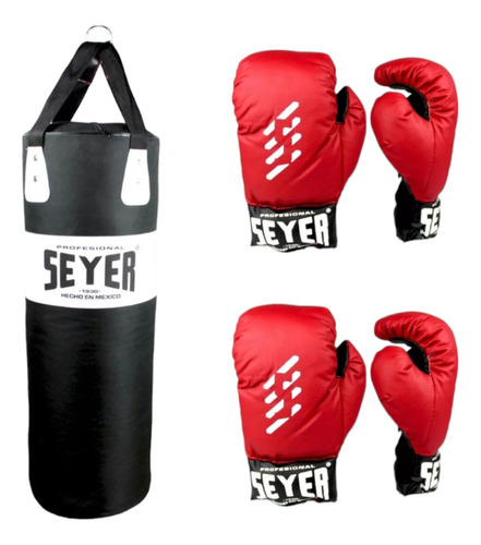 Costal Y Guantes De Boxeo Kit Saco Para Boxear Juveniles