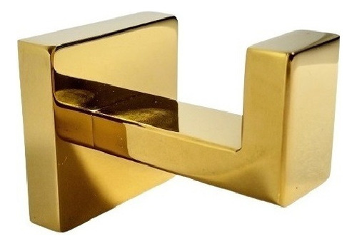 Cabide Gancho Dourado Banheiro Italy Line Eterna Inox Gold