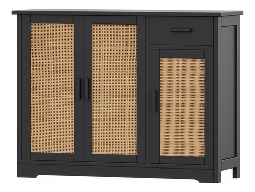 Armario De Almacenamiento De Cocina, Aparador Buffet Con Pue