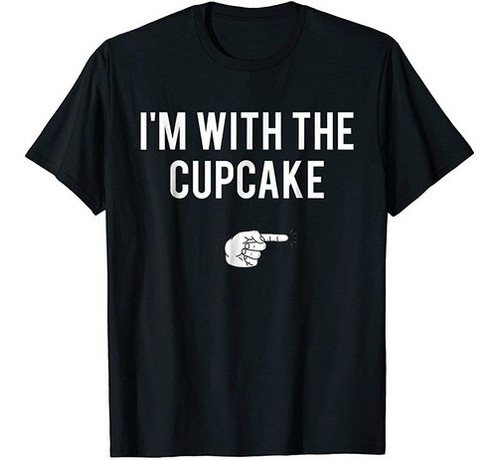 Estoy Con El Cupcake Disfraz De Halloween Camiseta Divertida