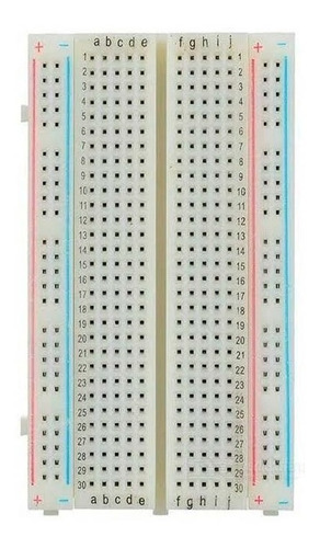 5pzs Protoboard Breadboard Blanca 400 Puntos Proto Tablilla