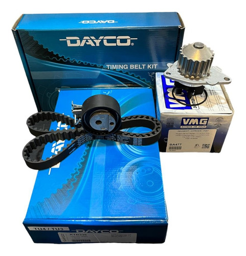 Kit Distribucion Dayco + Bomba Agua Vmg Fiat Qubo 1.4 8v 