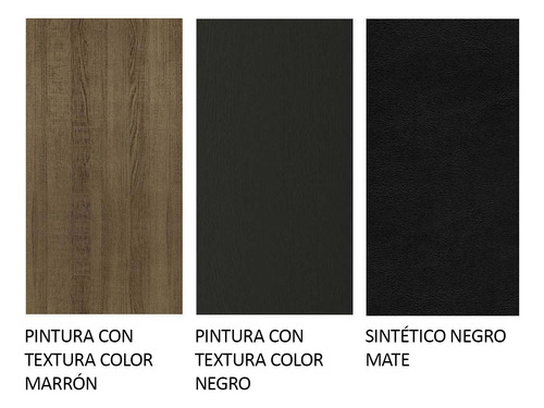 Juego De Comedor Madesa Perla Con 4 Sillas Marrón/negro