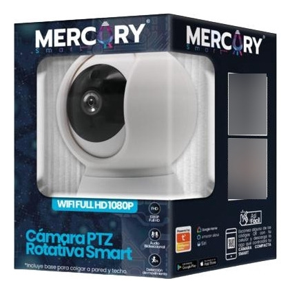 Cámara Inteligente Wifi Rotativa Ptz Smart Mercury Full Hd