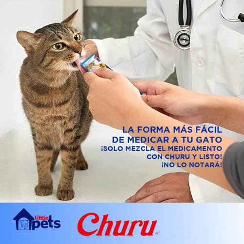 Churu Premios Lamible Kitten Sabor Atun 16 Pz