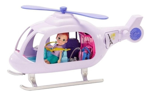 Playset Helicóptero Polly Pocket - Mosca
