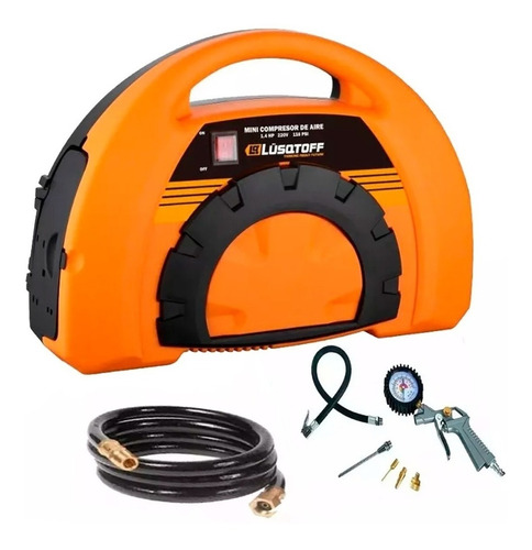 Compresor De Aire Portatil 180/min 1100w Lusqtoff Lc-882