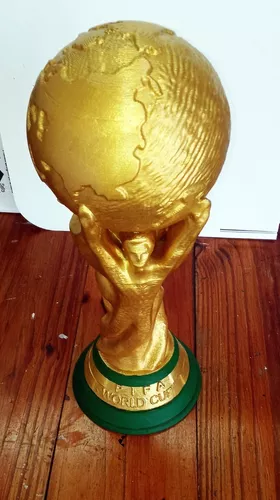 Trofeo Copa Del Mundo Fifa Tamaño Real (color oro) - TimeOut 3D