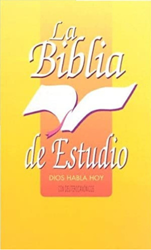 Biblia Dios Habla Hoy Estudio Deuterocanonicos Tapa Dura