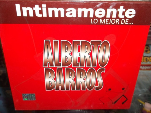 Alberto Barros Intimamente Lo Mejor Cd Sellado Digipak