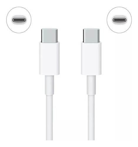 Cable Cargador Usb C 1mt Carga Rápida Para iPhone 15 Series